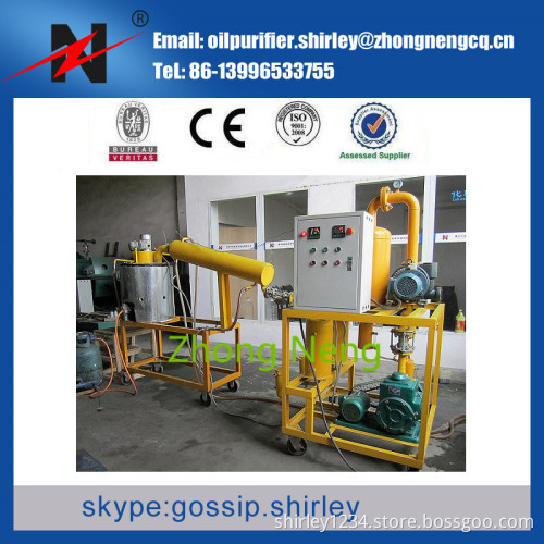 Zhongneng BOD Waste Motor Oil Distillation to Base Oil Decoloring Converting System